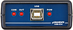 USB-034フロントパネル