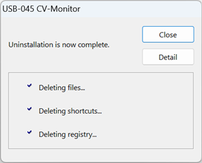 Uninstallation image3