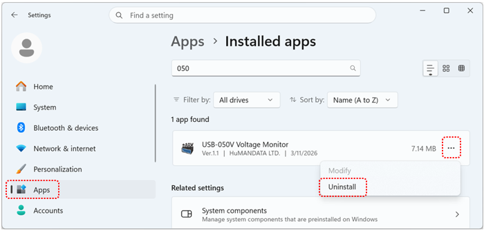 Uninstallation image1