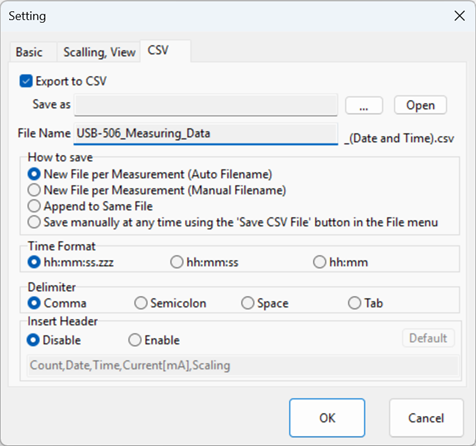 CSV Screen image1