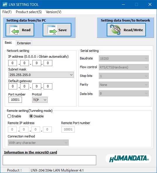 LNX-204 setting tool