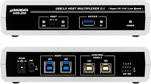 USB-206] USB Multiplexer HuMANDATA LTD. | USB-206