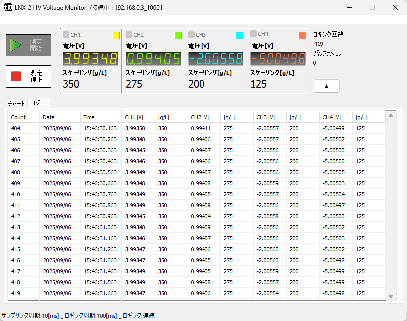 ログ表示画面説明画像1
