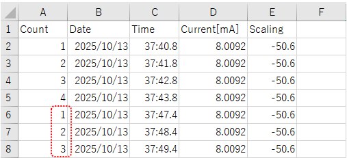 CSV出力例説明画像3