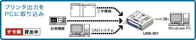 プリンタ出力をPCに取り込み